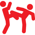 martial-arts-couple-fight icon